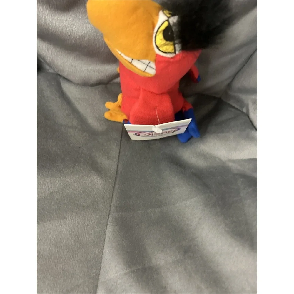 The Disney Store Aladdin Parrot Iago Mini Bean Bag plush NWT 6